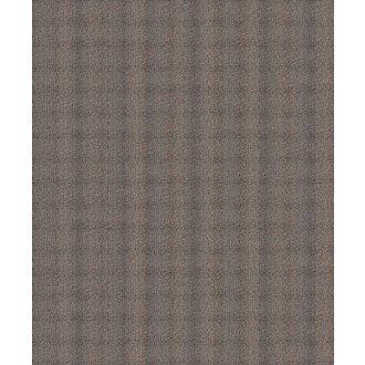   Csíkos durva szövetre emlékeztető apró cikk-cakk minta vörös/vörösesbarna szürke és fekete tónus fémes részletek tapéta