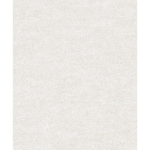 Töredezett halszálkás textilmotívum píneazöld fehér és ezüstfehér tónus fémes részletek tapéta