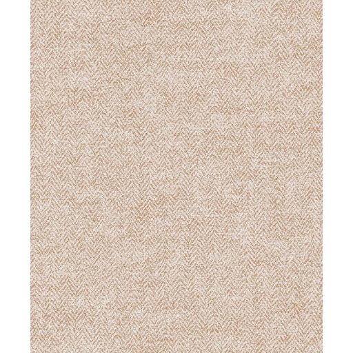 Töredezett halszálkás textilmotívum píneazöld barackszín barna és ezüst tónus fémes részletek tapéta