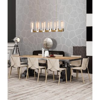   Behang Expresse Timeless INK7186 HONEYCOMB GREY Natur Geometrikus méhsejt mintázat szürke árnyalatok fehér falpanel