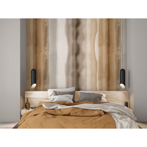 Behang Expresse Esbjerg INK7503 FONTAINEBLEAU Akvarell csíkos minta krémfehér bézs barna szürke falpanel