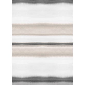   Behang Expresse Esbjerg INK7505 LONG ISLAND Akvarell színátmenetes csíkos design krémfehér bézs szürkésbézs antracit falpanel