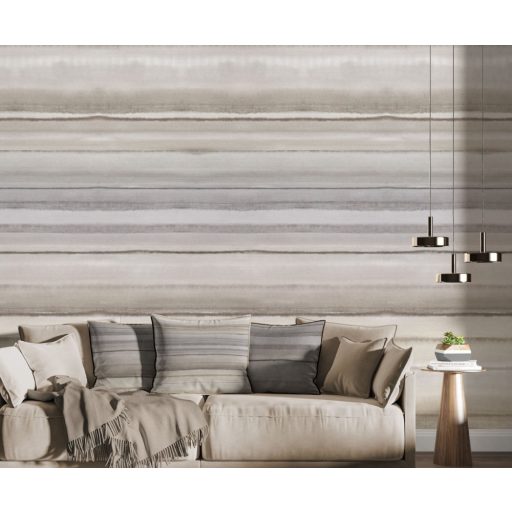 Behang Expresse Esbjerg INK7506 GOTHENBURG Vintage vízszintes csíkozású fehér szürke bézs barna szürkésbarna falpanel