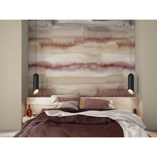 Behang Expresse Esbjerg INK7517 GUÉRANDE Vintage nagyléptékű márvány jellegű mintázat krém bézs aranyló barna vörösesbarna/ibolya falpanel