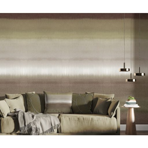 Behang Expresse Esbjerg INK7531 EL CERILLO Etno Vízszintes csíkos minta bézs barna szürke fehér falpanel