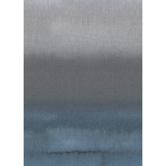   Behang Expresse Esbjerg INK7533 VJALTRING Modern vízszintes osztású szövetminta kék és szürke árnyalatok falpanel