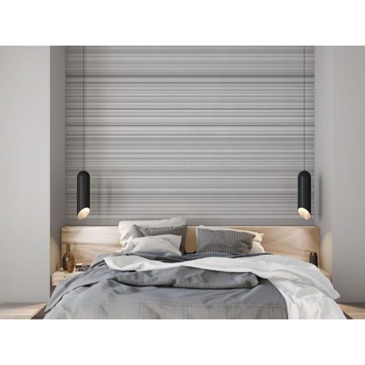 Behang Expresse Esbjerg INK7539 JONEN Vízszintes csíkozású minta szürke fehér antracit falpanel