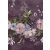Behang Expresse Floral Utopia INK7552 MIDSUMMER DARK Virágok növények sötérlila zöld világoskék pink bíbor fehér falpanel