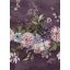 Behang Expresse Floral Utopia INK7552 MIDSUMMER DARK Virágok növények sötérlila zöld világoskék pink bíbor fehér falpanel