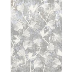   Behang Expresse Floral Utopia INK7574 MAGNOLIA WALLS Natur magnólia betonfalon futtatva szürke lila szürkéslila fehér falpanel