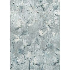   Behang Expresse Floral Utopia INK7575 MAGNOLIA WALLS Natur magnólia betonfalon futtatva kék zöld szürke fehér falpanel