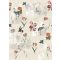 Behang Expresse Floral Utopia INK7586 DUTCH MEADOWS SAND Natur németalföldi természeti kép homokszín kék zöld szines falpanel