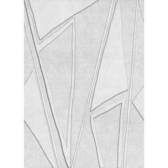   Gigantikus geometriai formák plasztikus 3D megjelenítése szürkésfehér szürke és antracit tónus falpanel