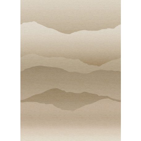 Sivatag sziluettje dűnékkel és az Atlasz vonulataival bézs barna és homokszín tónus falpanel