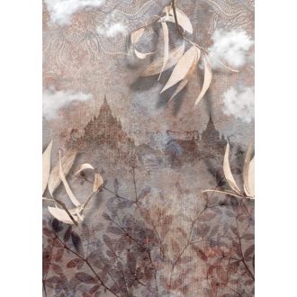   All in One! Stílusok és motívumok elegye Misztikum Botanika Orientalizmus Építészet fehér szürke bézs mokka és vörösesbarna falpanel