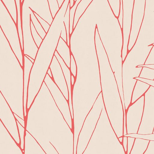 Filigrán réti füvek kétszínű háttéren bézs vörös krém és zöld/szürkészöld tónusok falpanel/digitális nyomat