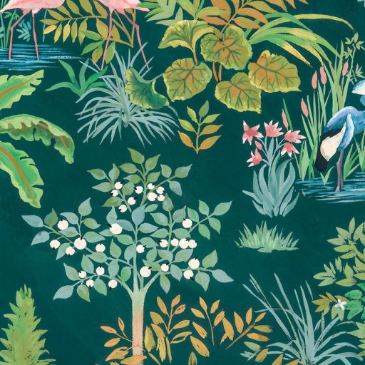 Zsiráf zebra & Co. - Itt jönnek a dzsungel/szavanna legizgalmasabb lakói zöld barna és sokszínű falpanel/digitális nyomat