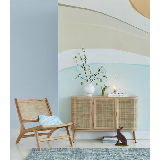 A szépség néha az egyszerűségben rejlik grafika par excellence krém bézs barna fehér kék és narancs tónusok falpanel/digitális nyomat