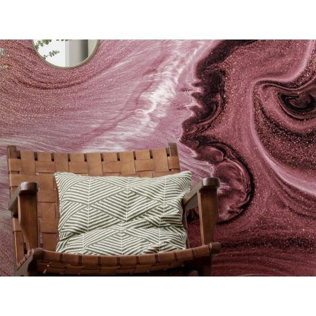 Álomszerű vörös tónusok hullámzó keveréke rózsaszín vörös vörösesbarna fehér és narancs tónusok falpanel/digitális nyomat