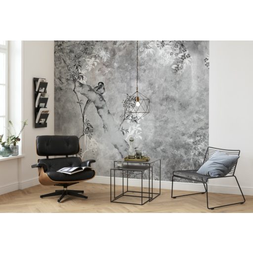 Monokróm természeti ábrázolás a régmúlt bájával fehér szürke és fekete tónusok falpanel/digitális nyomat