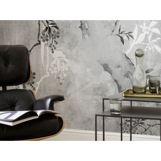 Monokróm természeti ábrázolás a régmúlt bájával fehér szürke és fekete tónusok falpanel/digitális nyomat