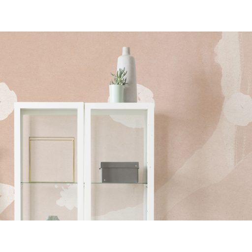 Az életöröm kifejezése ebben a design-ban csodás színekkel rózsaszín bézs barna és krém tónusok falpanel/digitális nyomat