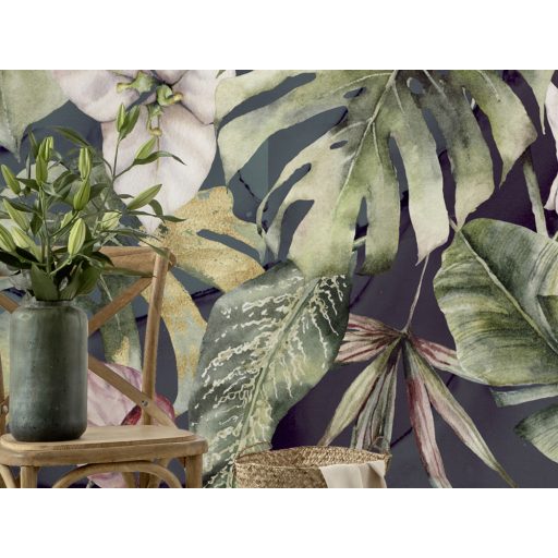 Városi kertészkedés felsőfokon! Álomszerű monstera megjelenítés zöld mályva és sokszínű tónus falpanel/digitális nyomat