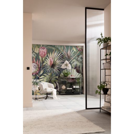 Városi kertészkedés felsőfokon! Álomszerű monstera megjelenítés zöld mályva és sokszínű tónus falpanel/digitális nyomat