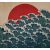 A szabadság felsőfoka - Szörfözés nyáresti hangulatban barna vörös kék szürkéskék és bézs tónusok falpanel/digitális nyomat