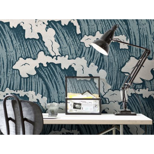 A szabadság felsőfoka - Szörfözés nyáresti hangulatban barna vörös kék szürkéskék és bézs tónusok falpanel/digitális nyomat