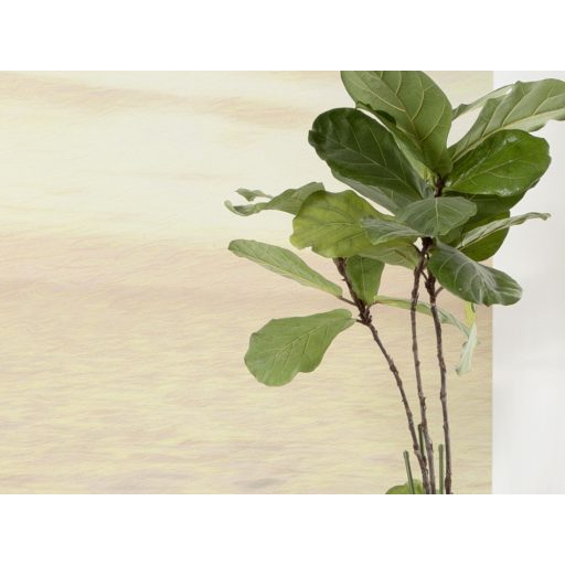 Távolba révedő tekintet akad meg a romantikus tengerparti naplementén sárga vörös és szürke tónusok falpanel/digitális nyomat