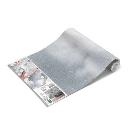 Szemünk előtt ez a fantasztikus látvány - Flamingók a felhők és fák között fehér szürke fekete és rózsaszín/korall falpanel/digitális nyomat