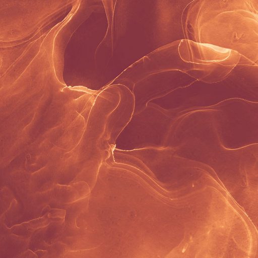 Fény Melegség Érzékiség - Hömpölygő nonfiguratív grafikus motívum vörös vörösesbarna és sárga falpanel/digitális nyomat