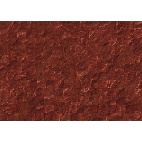 Bravúros ásványi megjelenítés -  Melegséget sugárzó vörös palacsempe vörös vörösesbarna és bézs tónusok falpanel/digitális nyomat