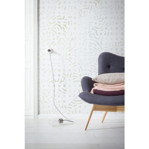 Keleties grafikus design finom színekben fehér szürke zöld kék arany és barna tónusok falpanel/digitális nyomat