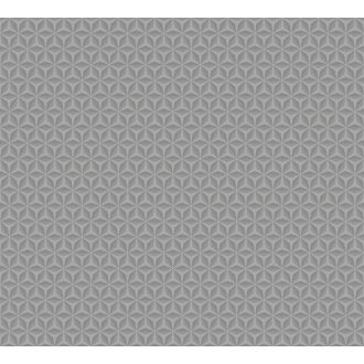   Ugepa Hexagone L42419  grafikus geometrikus szürke ezüst  tapéta