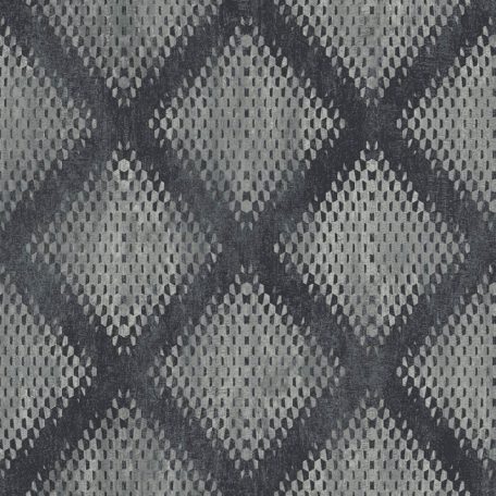 Ugepa Hexagone L60009  grafikus geometrikus 3D szürke ezüst fekete tapéta