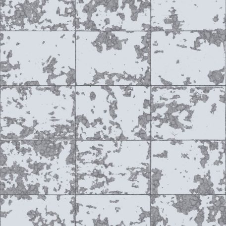 Ugepa Hexagone L62609  natur csempelapok szürke ezüst tapéta