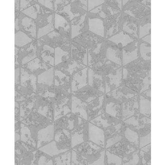   Ugepa Reflets L75419  Geometrikus 3D kockák halmaza szürke árnyalatok tapéta