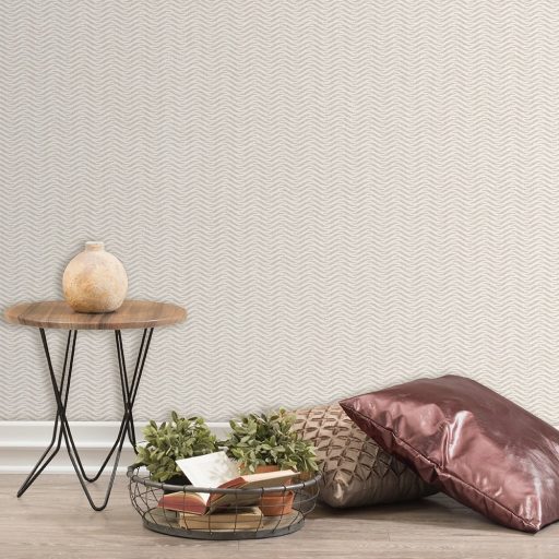 Ugepa Reflets L75903 Grafikus hullámminta rosé rózsaszín árnyalatok tapéta