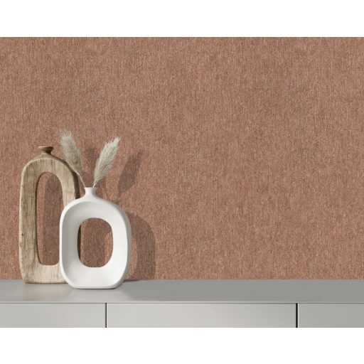 Ugepa EDEN M29910 Egyszínű strukturált rőtbarna finom csillogás tapéta