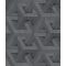 Ugepa ONYX M34709 Geometrikus Grafikus márvány alapmintán változatos háromszögek sötétszürke antracit arany tapéta