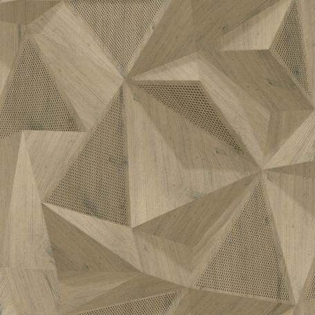 Ugepa ONYX M35108 Geometrikus Natur 3D "fából faragott" absztrakt minta  barna árnyalatok tapéta