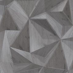   Ugepa ONYX M35119 Geometrikus Natur 3D "fából faragott" absztrakt minta szürke árnyalatok antracit ezüst tapéta