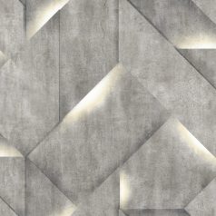   Ugepa ONYX M35209 Natur/Ipari design Geometrikus összeillesztett betonlapok szürke árnyalatok antracit fehérezüst tapéta