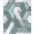 Ugepa ONYX M35401 Geometrikus Grafikus absztrakt designminta 3D kék zöldeskék szürke fehér ezüst tapéta