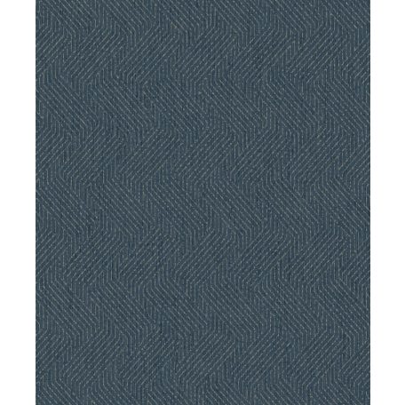 Ugepa EDEN M35901 Grafikus texturált minta kék szürkéskék arany tapéta