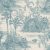 Ugepa EDEN M37311 Natur idilli trópusi életkép pálmafákkal szürkésfehér kék és türkiz árnyalatok finom csillogás tapéta