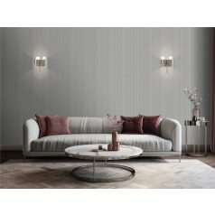   Klasszikus finom vonalazású csillogó csíkos díszítőminta világosszürke szürke ezüst és kék/szürkéskék tónus csillogó ezüst tapéta