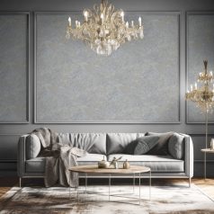   Durva csillogó texturált beton/vakolat minta szürke sötétszürke és aranybarna tónus csillogó arany szemcsék tapéta